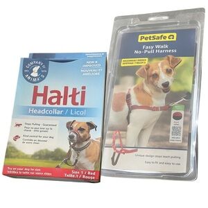 Dog Training Bundle – Halti Headcollar + PetSafe Easy Walk Harness